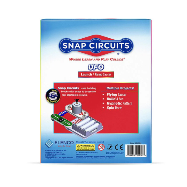 Snap Circuits® UFO | Build Flying Saucer STEM Electronics Projects for Kids
